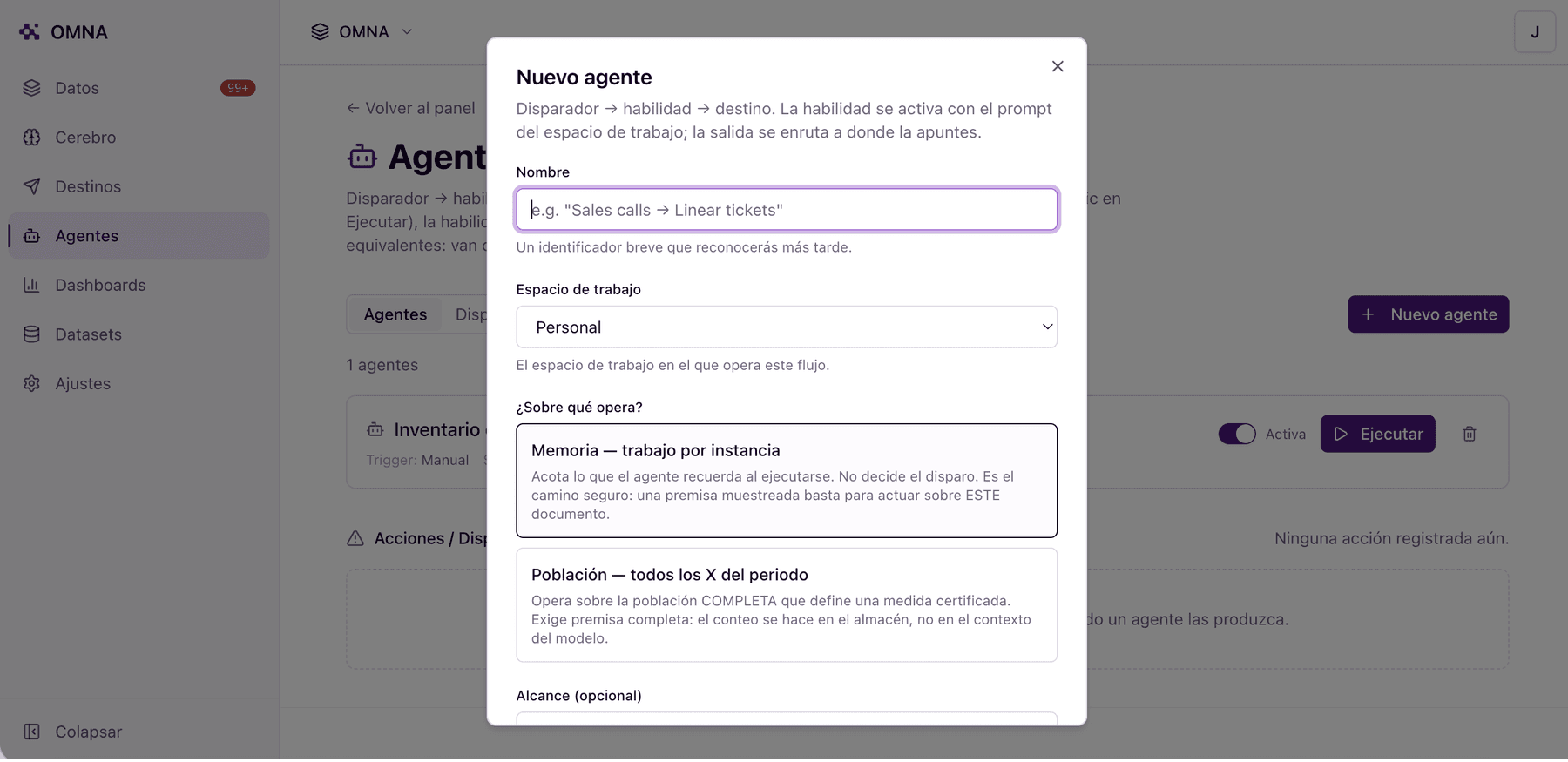 OMNA — Agentes